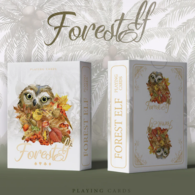 Forest elf Owl Playing Cards